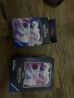 Lorcana card sleeves and deck box (for buyer) - Image 1