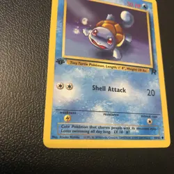 Squirtle 68/82 Team Rocket First Edition Pokemon Card Mint Condition - Image 2