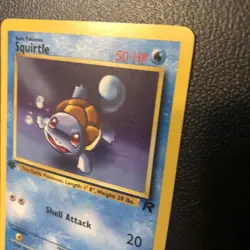 Squirtle 68/82 Team Rocket First Edition Pokemon Card Mint Condition - Image 4