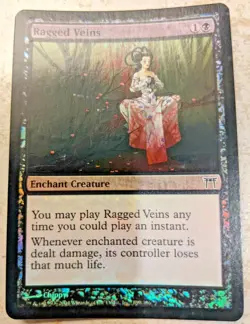 Foil Ragged Veins - Champions of Kamigawa - Magic: The Gathering - Image 1