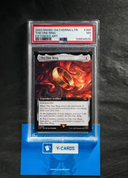The one ring - PSA 7 LOTR Magic The Gathering EXTENDED ART - Image 1