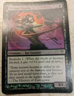 Foil Nezumi Ronin - Champions of Kamigawa - Magic: The Gathering - Image 1