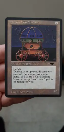 -- MTG Magic Card - Mishra's War Machine - Antiquities - NM+ - Image 1
