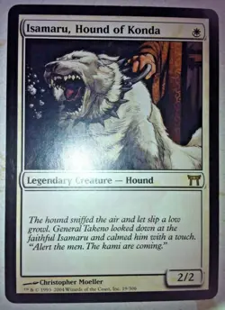 Isamaru, Hound of Konda - Champions of Kamigawa - Magic: The Gathering - MTG - Image 1