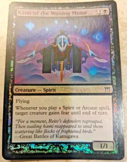 Foil Kami of the Waning Moon - Champions of Kamigawa - Magic: The Gathering - Image 1