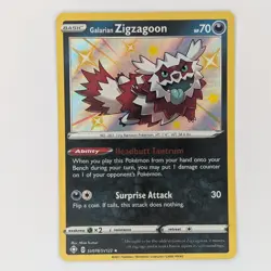 Galarian Zigzagoon SV078/SV122 Shining Fates Baby Shiny Pokemon TCG - Image 1