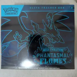 Pokemon TCG: Mega Evolution Phantasmal Flames Elite Trainer Box - ETB New/Sealed - Image 1