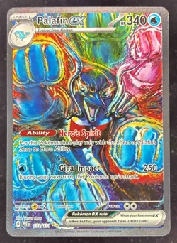 2025 Pokemon SV Prismatic Evolutions - PRE EN #151/131 Palafin ex - Image 1