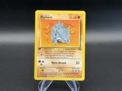 Rhyhorn - 1st Edition - 61/64 Jungle - Pokemon TCG - 1999 - Image 1