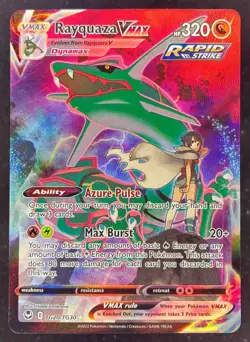 2022 Pokemon SWSH Silver Tempest #TG20 Rayquaza VMax Full Art - Image 1