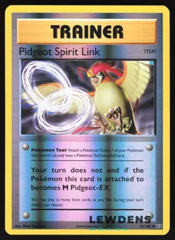 Pidgeot Spirit Link - 81/108 - Reverse Holo Uncommon - XY Evolutions - Pokemon - Image 1