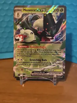 Meowscarada ex 015/193 Holo Prize Pack Stamped Pokemon Rare Near Mint - Image 1