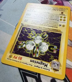 Pokemon French Magneton Fossil 11/62 Holo - Vintage WOTC - See Pics - Image 4