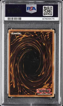 2002 YU-GI-OH! LOB-LEGEND OF BLUE EYES WHITE DRAGON #005 DARK MAGICIAN PSA 3 - Image 2