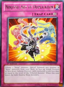 1x (LP) Ninjitsu Art of Duplication - ORCS-EN089 - Rare - 1st Edition YuGiOh - Image 1
