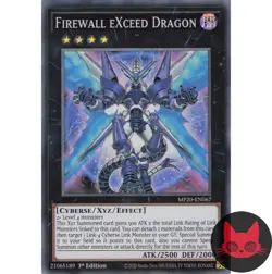 Yugioh Firewall eXceed Dragon MP20-EN067 Super Rare 1st Edition NM - Image 1