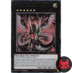 Yugioh Cyber Dragon Infinity RA04-EN068 Ultra Rare 1st Edition NM - Image 1