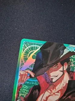 One Piece TCG Dracule Mihawk OP14-020 Leader Alt Art - Image 2