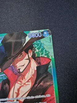 One Piece TCG Dracule Mihawk OP14-020 Leader Alt Art - Image 3