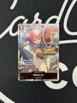 Rebecca (CS 25-26 Celebration Pack) R One Piece Promotion Cards OP04-092 NM - Image 2