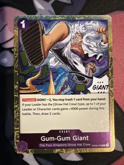 One Piece TCG Emperors in the New World Foil Gum-Gum Giant (078) - Image 1
