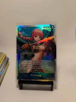 Rebecca OP10-058 SR Super Rare Royal Blood ONE PIECE English - Image 1