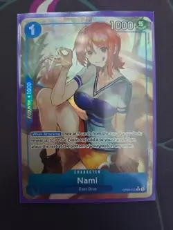ONE PIECE - NAMI - OP09-050 - ALT ART R RARE - ENG - EMPERORS IN THE NEW WORLD - Image 1