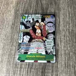 Dracule Mihawk OP14 119 SEC Manga (English) Pack Fresh One Piece TCG - Image 1