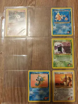 Vintage Pokemon card lot of 55 cards, mostly Gym heroes and Gym Challenge - Image 5