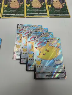 Pokemon Pikachu TCG Celebrations Card Lot - Full Art/Flying/Surfing Lot Of 13 - Image 3