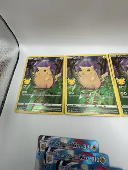 Pokemon Pikachu TCG Celebrations Card Lot - Full Art/Flying/Surfing Lot Of 13 - Image 4