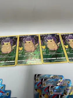 Pokemon Pikachu TCG Celebrations Card Lot - Full Art/Flying/Surfing Lot Of 13 - Image 5