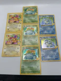Celebrations Classic Collection Pokemon Cards Lot Of 7 - Birthday Pikachu Etc. - Image 1