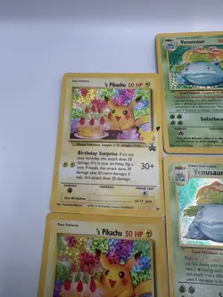 Celebrations Classic Collection Pokemon Cards Lot Of 7 - Birthday Pikachu Etc. - Image 2