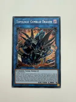 Topologic Gumblar Dragon BLRR-EN043 Yu-Gi-Oh! Card Secret Rare 1st Edition - Image 1