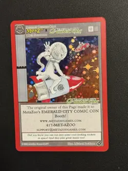 MetaZoo Emerald City Comic-Con ECCC 2021 Exclusive Holo Promo Card - Image 1