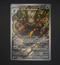 Pokemon TCG Shiftry Rare Holo Card 163/162SV05: Temporal Forces Illustration - Image 1