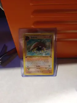 Pokemon TCG Kabuto Fossil 1st Edition Common Card 50/62 Regular - Image 1