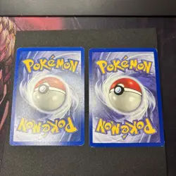 Dark Abra and Kadabra - 1st Edition Team Rocket Vintage Pokemon Card - LP - Image 4