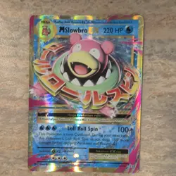 Pokemon M Slowbro EX Full Art Ultra Rare Holo Evolutions 27/108 220HP TCG Card - Image 1