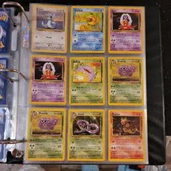 1999 POKEMON base CARDS Vintage lot. Pikachu. dragonite. 160 Cards plus Trainers - Image 5