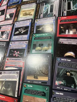 200 + Lot 1995 Decipher Star Wars Customizable Card Game Mint Unplayed Card Lot - Image 2