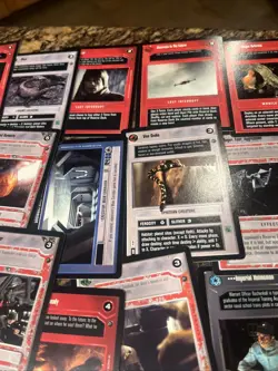 200 + Lot 1995 Decipher Star Wars Customizable Card Game Mint Unplayed Card Lot - Image 4