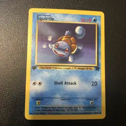 Squirtle 68/82 Team Rocket 1st First Edition Pokemon Card Mint Condition - Image 1