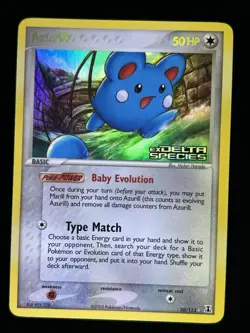 Pokemon Card - Azurill Delta Species 20/113 Rare Reverse Holo Stamped - Image 1