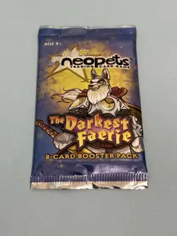 Neopets TCG The Darkest Faerie 8-card Booster Pack New Sealed - Image 1
