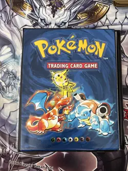 (HPL) Pokemon Card WOTC 1999 Original Blue 4-Pocket Binder Collectors Album TCG - Image 2