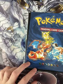 (HPL) Pokemon Card WOTC 1999 Original Blue 4-Pocket Binder Collectors Album TCG - Image 5