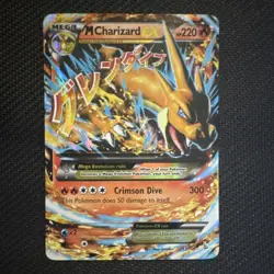 Pokemon Mega Charizard EX Ultra Rare Holo 13/106 Flashfire TCG Card - Image 1