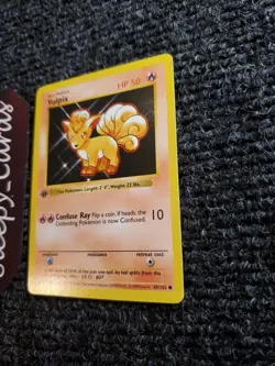 VULPIX Pokemon Card - WOTC - 1st Edition - Base Set - Shadowless - 68/102 - NM - Image 2